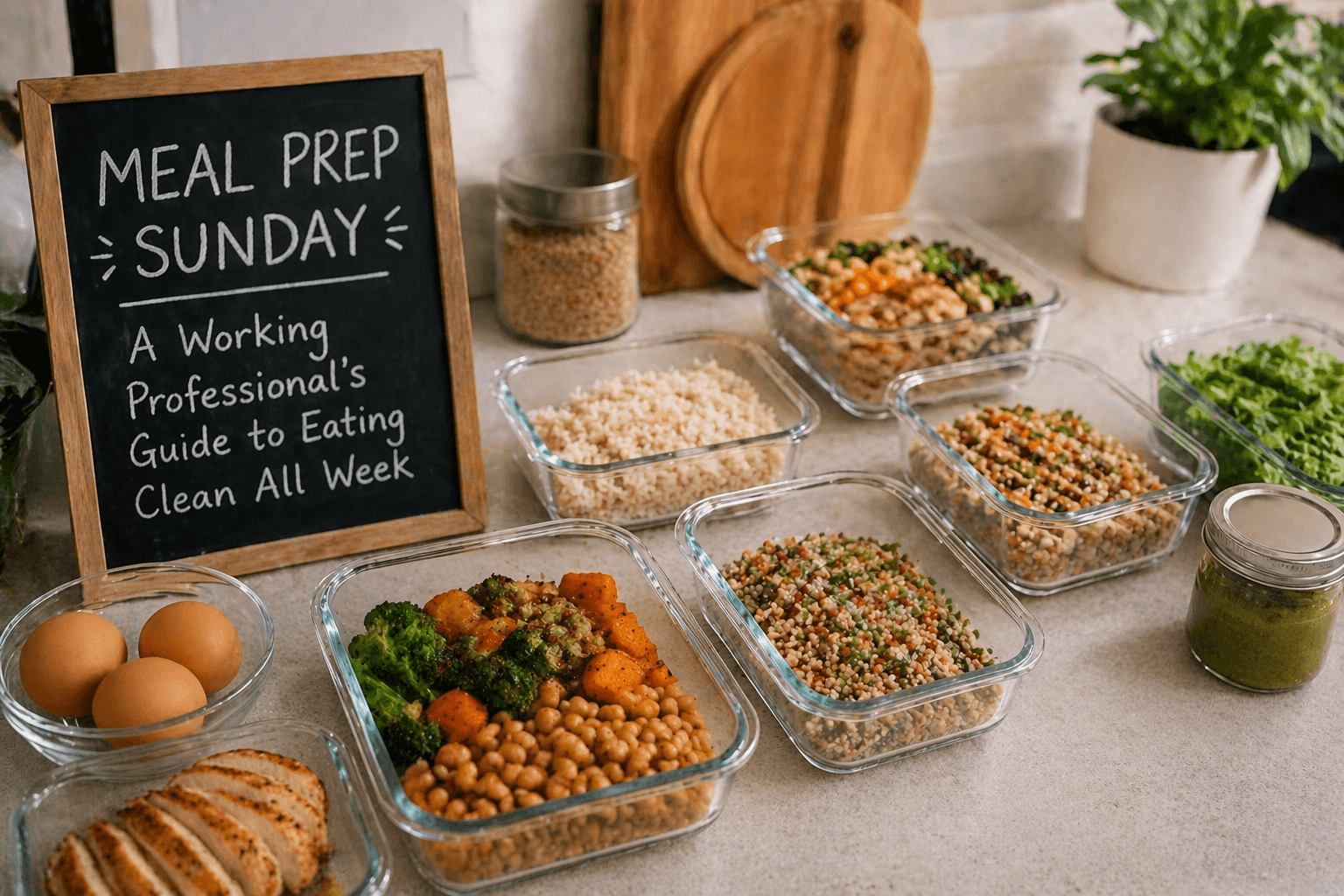 Meal Prep Sunday: A Working Professional's Guide to Eating Clean All Week
